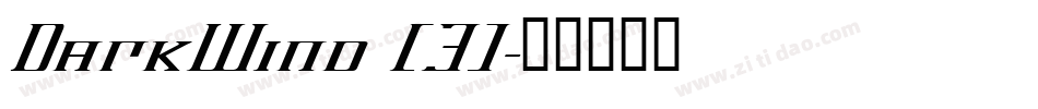 DarkWind (3)字体转换